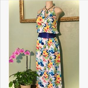 !Charity Sale! Tommy Bahama Floral Maxi Dress